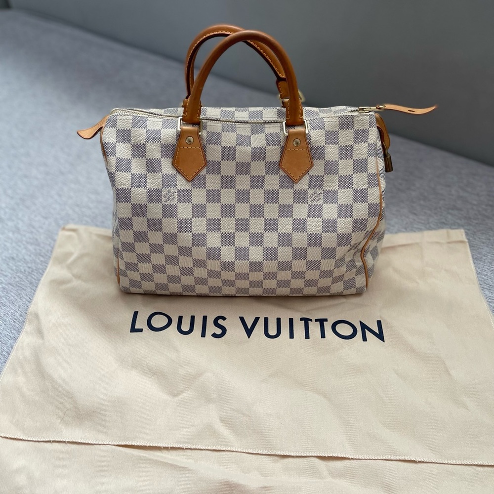 Louis Vuitton Speedy 30 in Damien Azur: Authentic